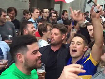 WATCH: Keith Duffy warms ups t...